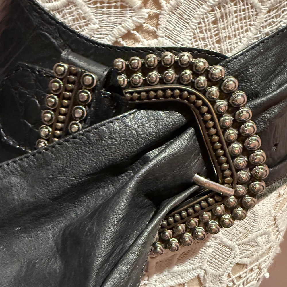Tequila vintage leather 80s belt - Picture 2 of 3